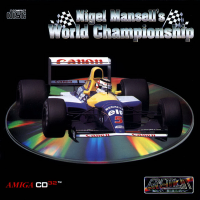 Nigel Mansells World Championship PAL Amiga CD32 PAL box art